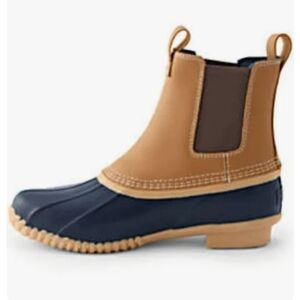 Lands' End Chelsea Duck Boots Rain Boots | Women’s 8.5M